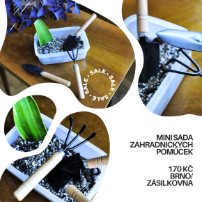 Sada zahradnických mini pomůcek
