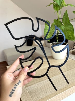Opora pro rostliny list monstera 26x16 cm